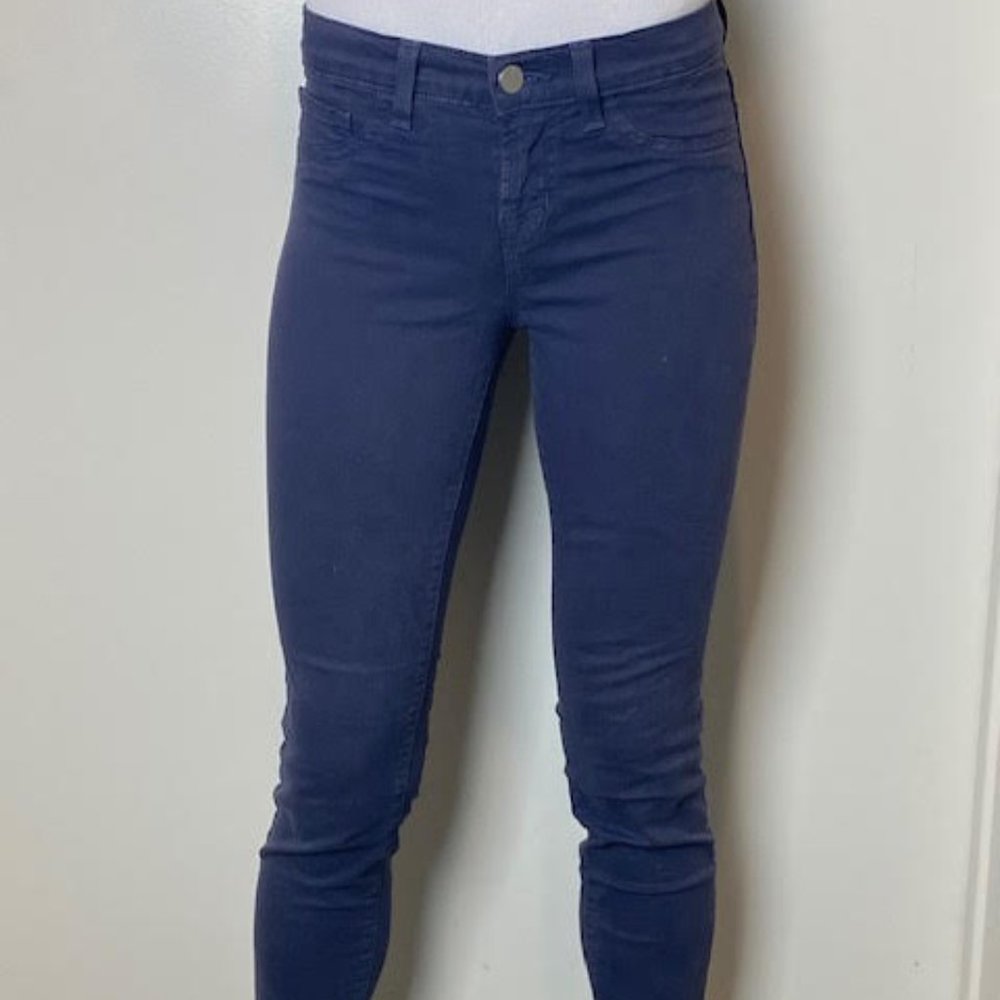 J Brand Blue Skinny Jeans Sz 24